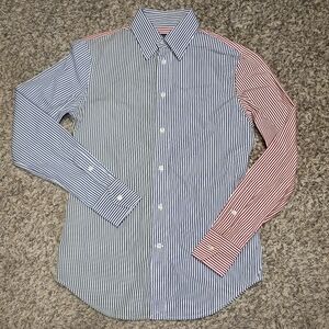 Polo by Ralph Lauren Blue, Green and Red Casual Button Down Shirt Size 2